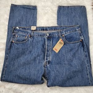 LEVI'S 501 MEN'S JEANS SIZE 44X32 STRAIGHT LEG